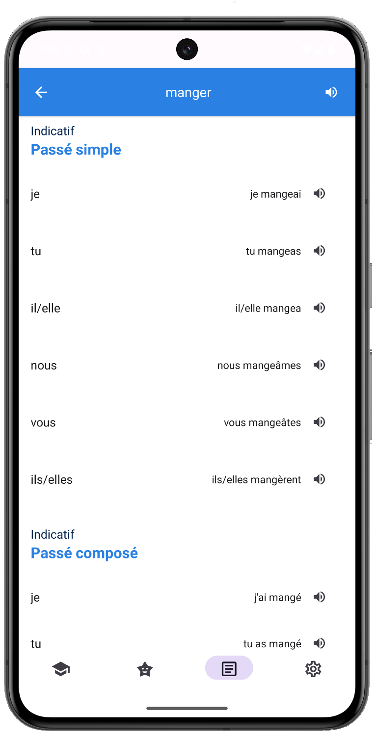 Conjugation Detail
